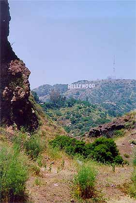 Hollywood Sign as seen from Bronson Canyon